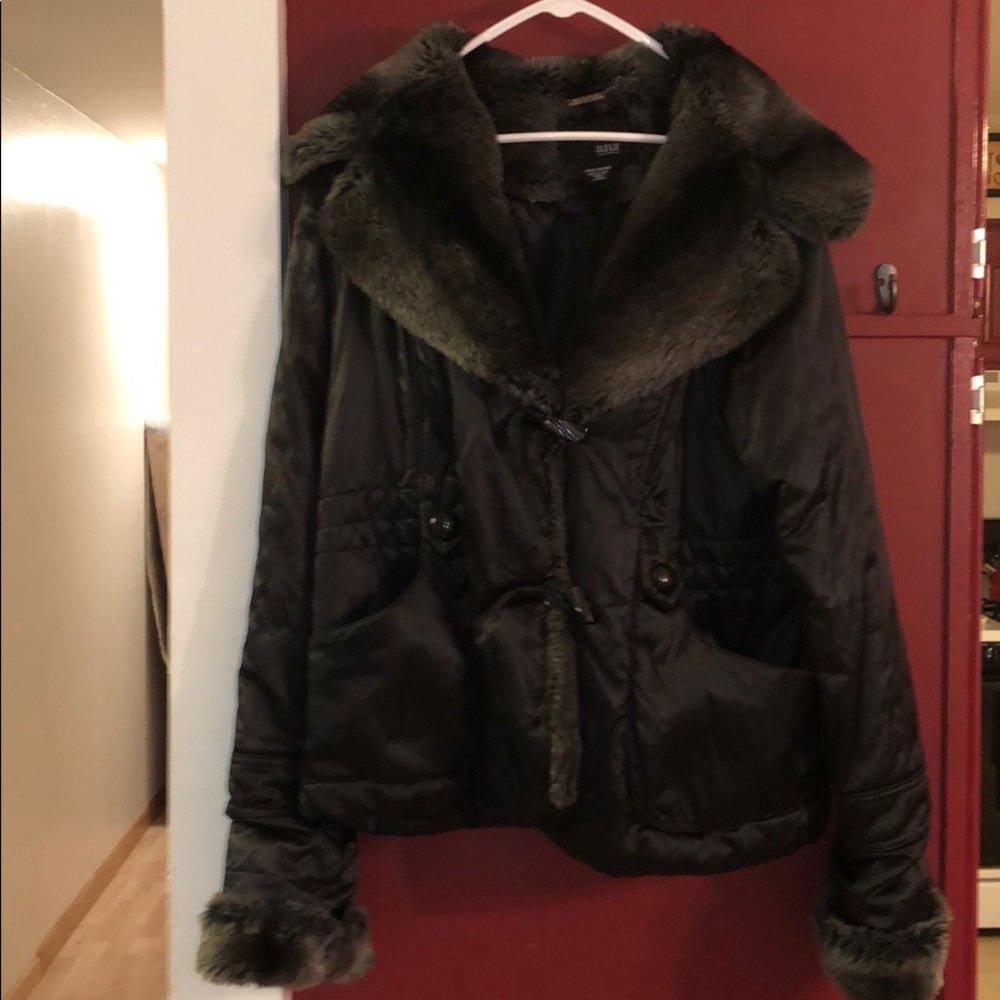 Stylish Faux Fur Winter Coat